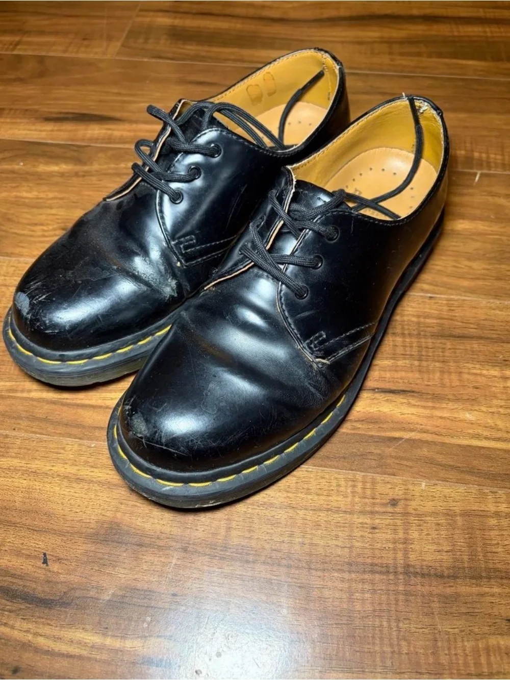 Black Doc Martens Oxford Shoes